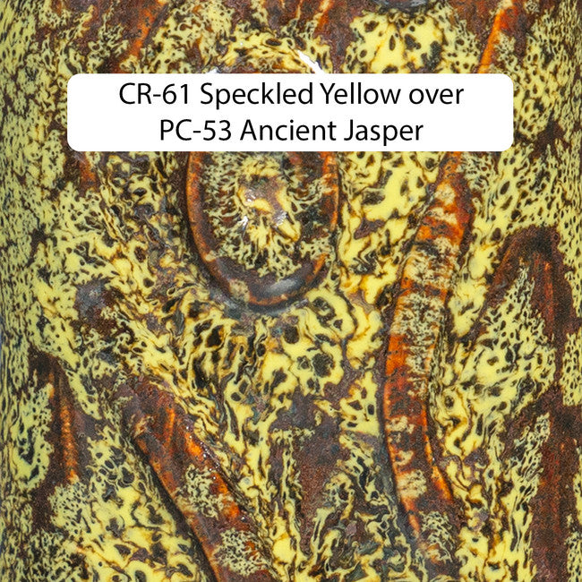 CR-61 Speckled Yellow  Crawl Pint