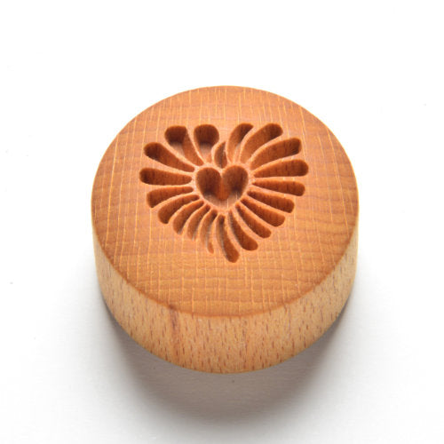 CT-015 Curved Heart Love Stamp