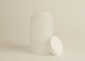 EMPTY AMACO JAR W/LID PT 16 OZ