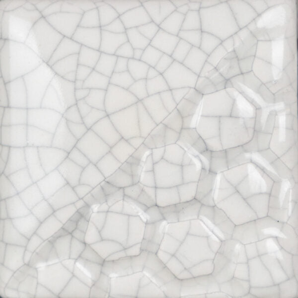 RK-103 White Crackle Raku Glaze Pint